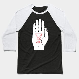 Sigil Of Lucifer Palm Baseball T-Shirt